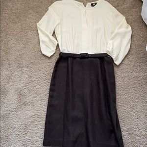 Incredible W by WORTH silk and linen dress